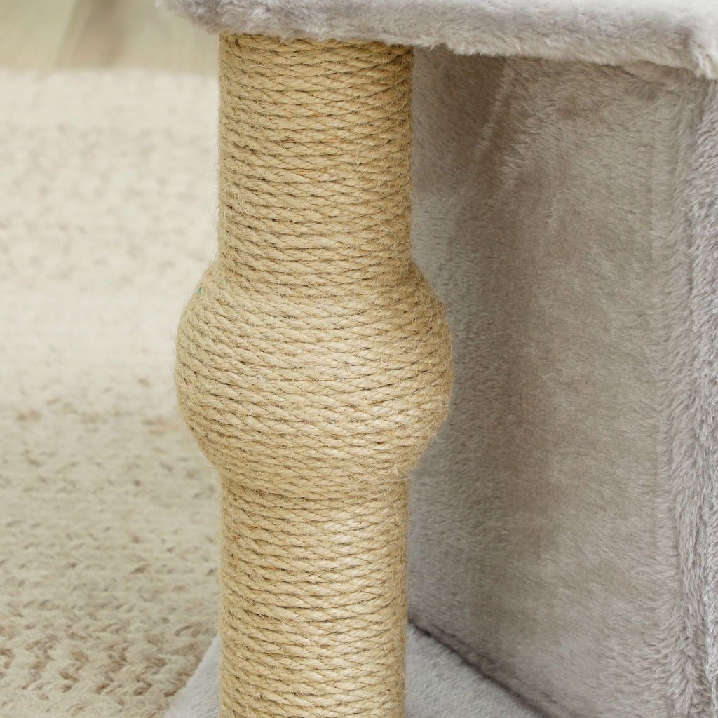 Torre Arranhador para Gatos com Cama e Casota 66 cm