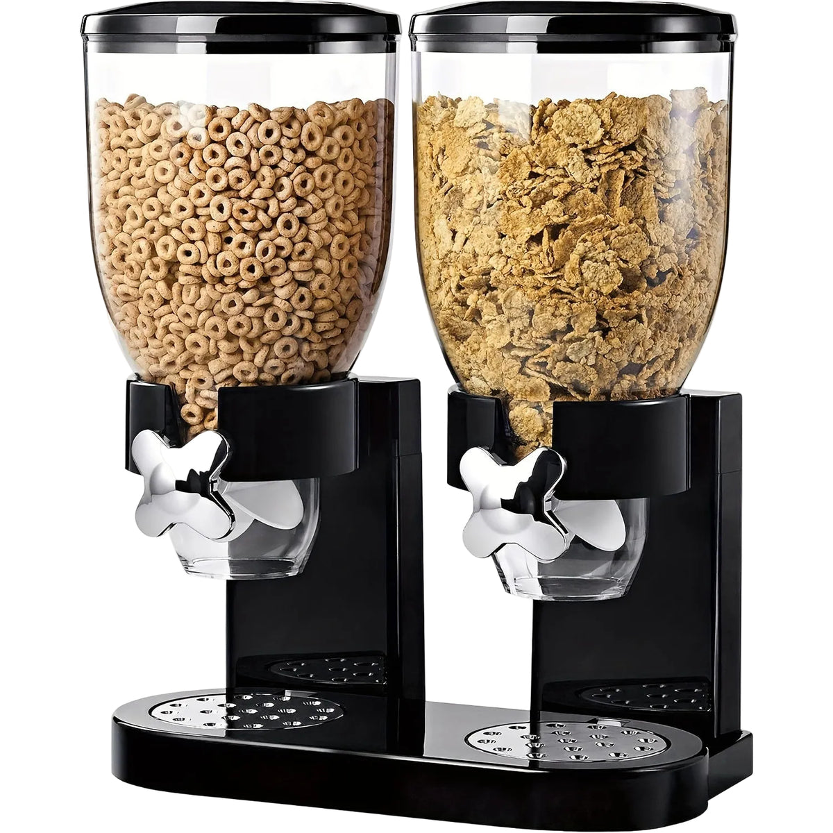 Dispensador de Cereais Duplo – Organização e Praticidade na Cozinha