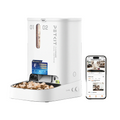 Alimentador Automático PETKIT YumShare Dual-Hopper 2 com Câmara IA – 5L