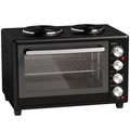 Mini Forno Elétrico 46L 2850W com 2 Placas, Convecção e Espeto Rotativo
